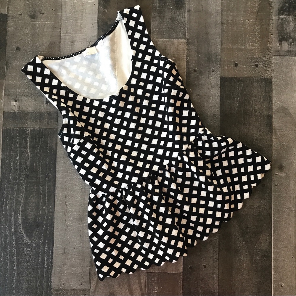 Anthropologie Postmark Clovelly Peplum Tank